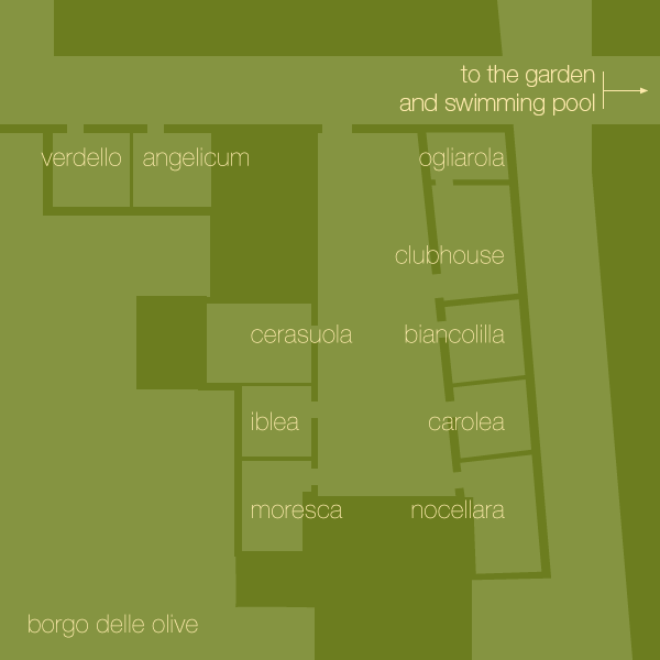Ground plan Borgo delle Olive